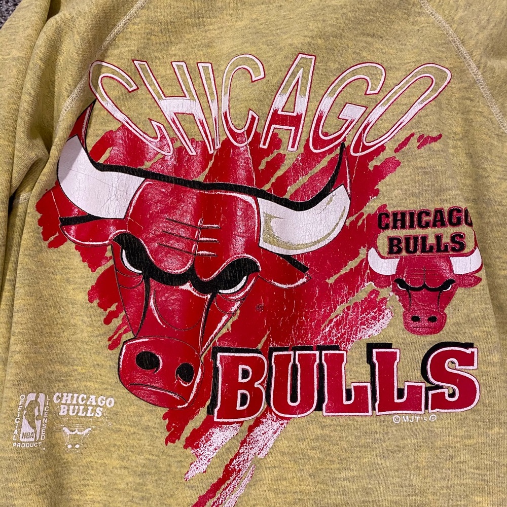 Vintage Chicago Bulls sweatshirt.